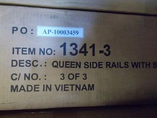 Queen side rails HE-1341-3