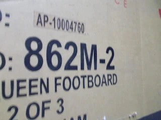 Queen footboard	HE-862M-2