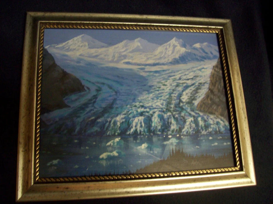 Arla painting on wood glacier 5728