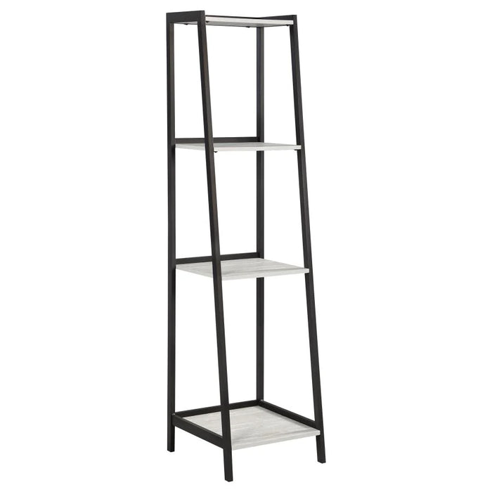 Ladder bookcase book case grey/gray NEW CO-805802