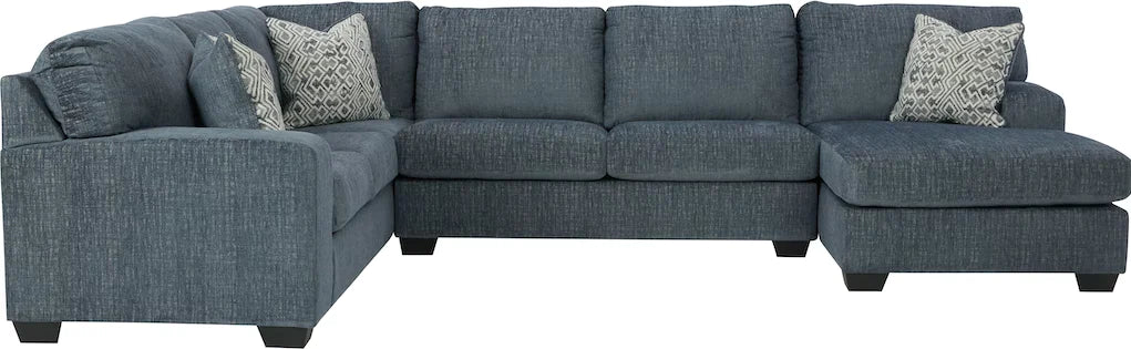 Ballinasloe 3pc sectional sofa couch w/ chaise grey/gray NEW AY-80704S1 (8070417,8070434,8070466)