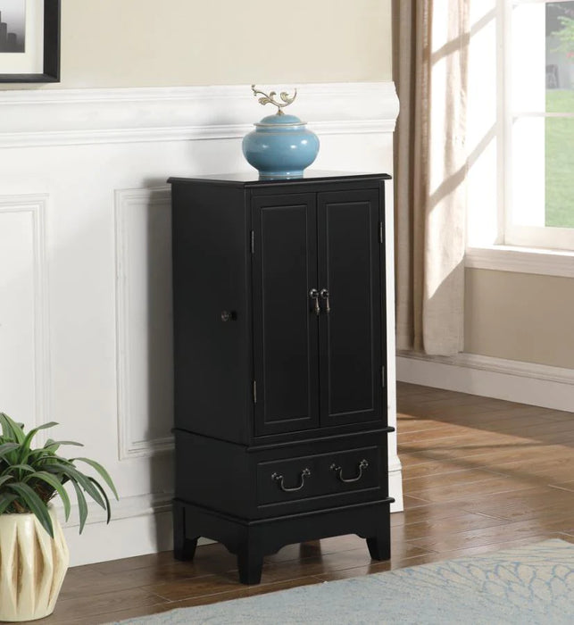 Jewelry armoire cabinet black NEW CO-900095