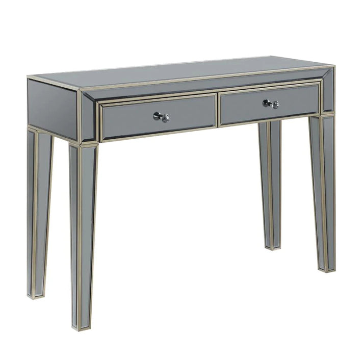 Mirrored 2-drawer console table desk NEW CO-950936