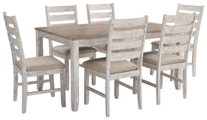 Skempton Dining Table and Chairs (Set of 7) NEW AY-D394-425