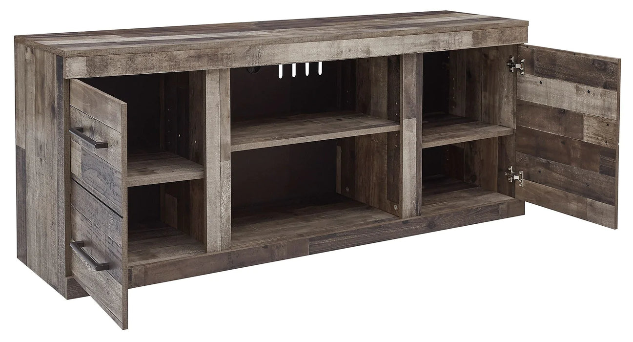 Derekson 60" TV Stand Rustic Reclaimed Wood Style NEW AY-EW0200-168