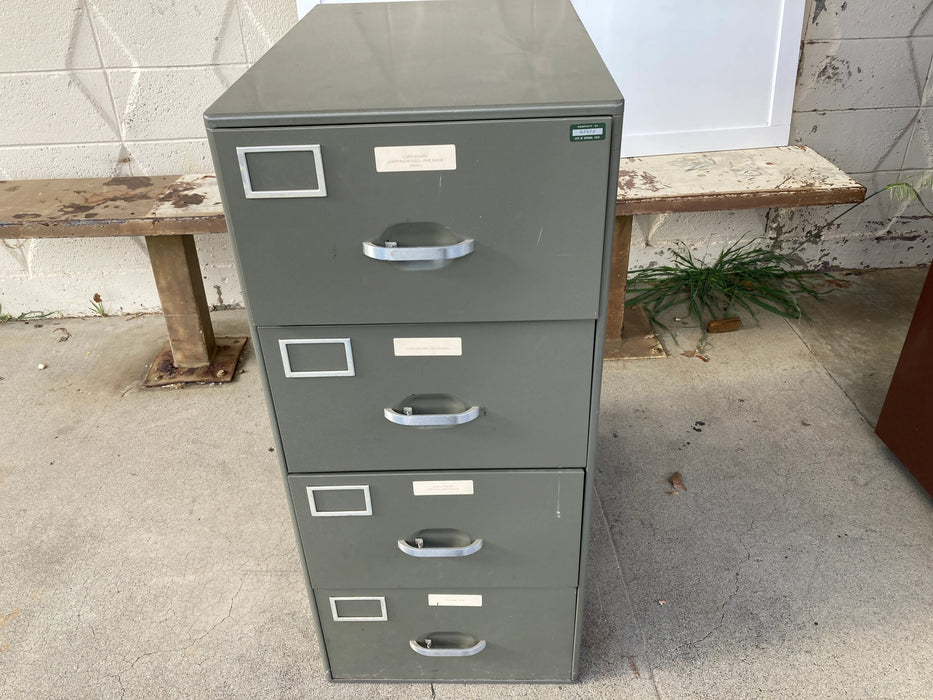 Filing cabinets tall metal 4 file drawers gray 27568