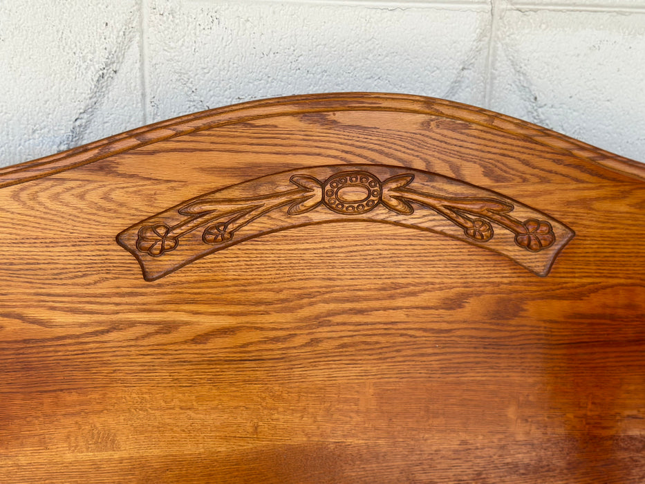 American Heirloom solid wood king headboard hand made by Amish 30873