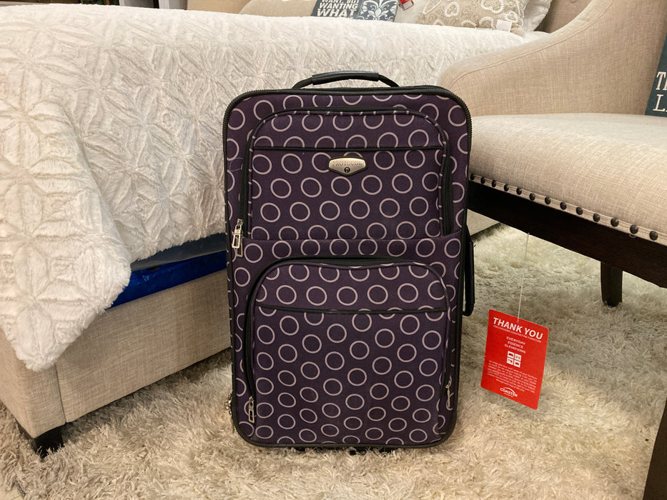 Purple JCPenney luggage 30451