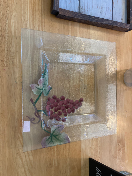 Grape glass serving tray 30467
