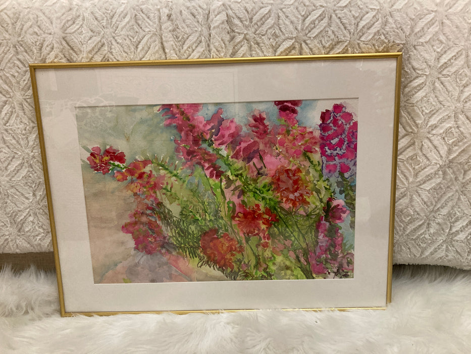 Snapdragon Joanne V. Nelson watercolor picture 30295