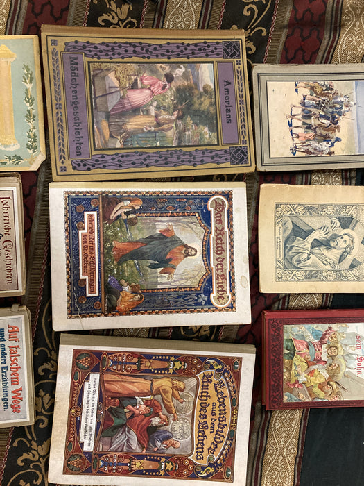 Vintage german books set of 9 30297