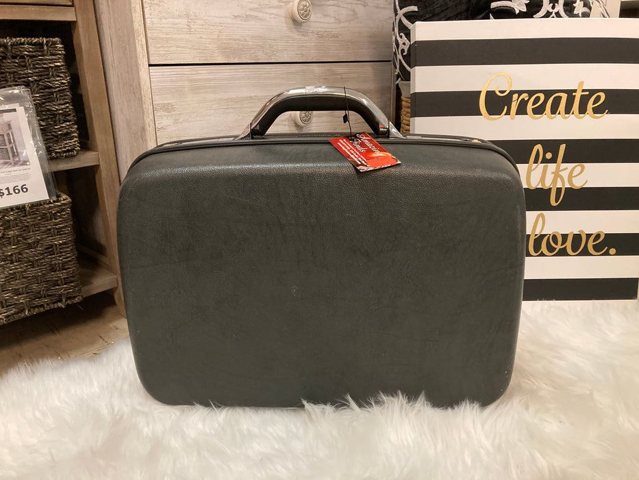 Vintage Samsonite gray hardshell suitcase 30302