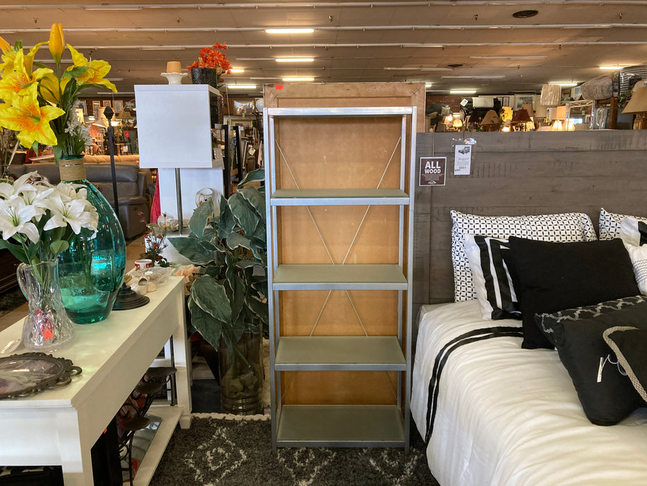 Metal/glass display rack bookcase/bookshelf/book case/shelf 30563