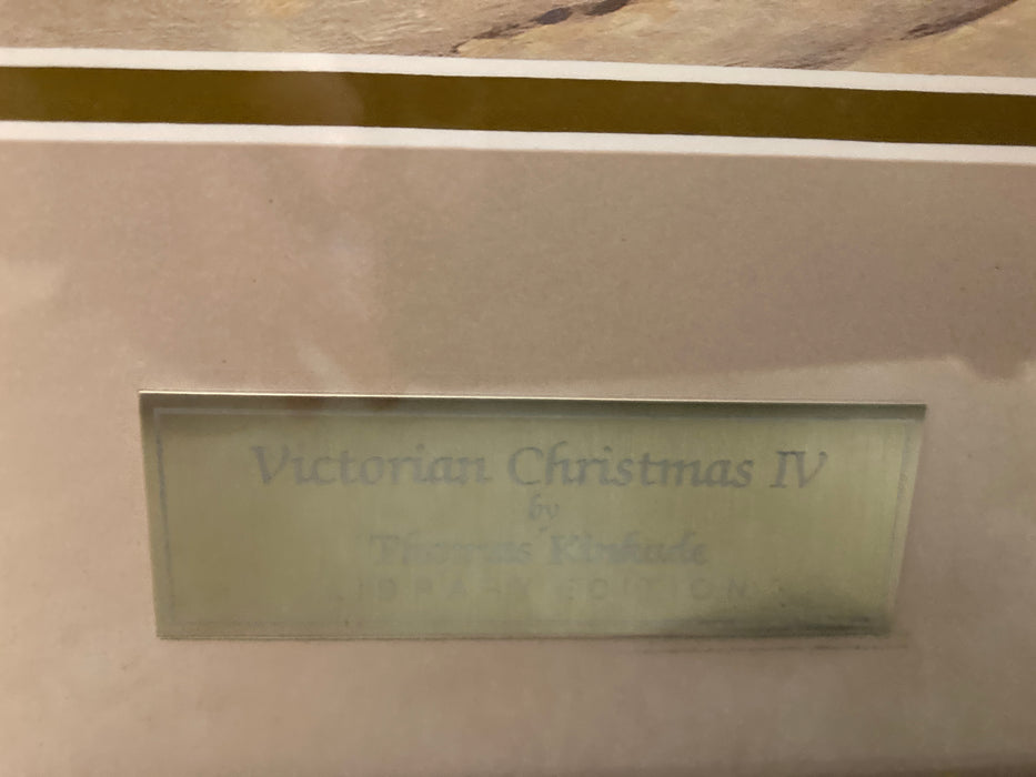 Thomas Kinkade Victorian Christmas 4 framed picture 30648