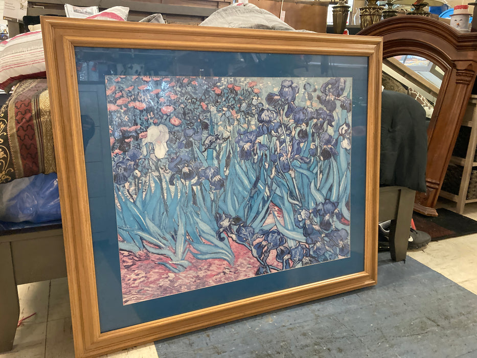 Vincent Van Gogh - "Irises" framed reprint picture 30651