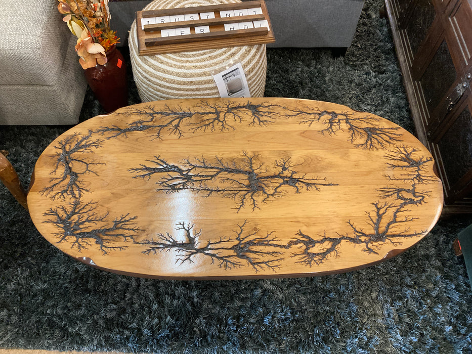Fractal oval coffee table 30772