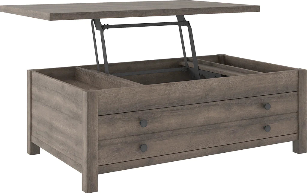 Lift top cocktail coffee table gray NEW AY-T275-9