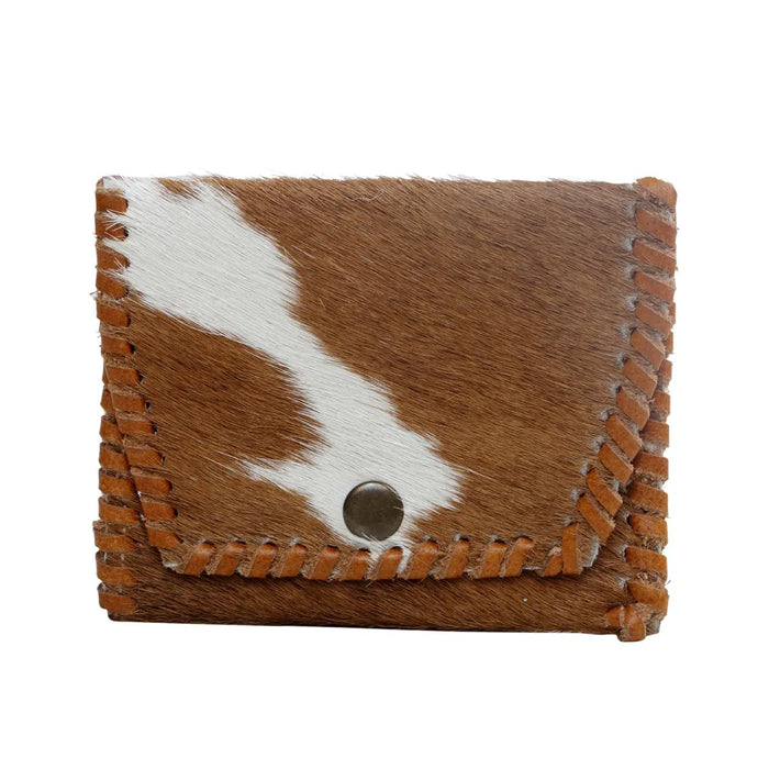 Cute Side Cowhide & Leather Coin Purse Hand Crafted Myra Bag NEW MY-S-2968