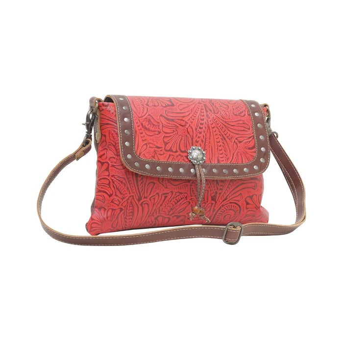 Multitude Hairon & Leather Shoulder Crossbody Purse Hand Crafted Myra Bag NEW MY-S-5648
