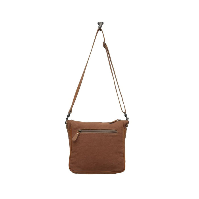 Mantis Lines Hairon & Leather Small Shoulder & Crossbody Purse Hand Crafted Myra Bag NEW MY-S-5653