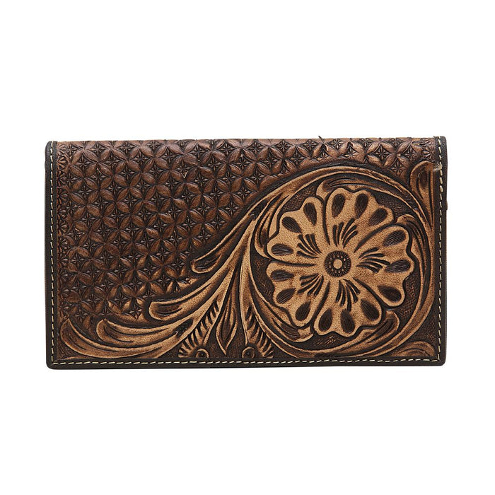 Earthy Magic Leather Wallet Hand Crafted Myra Bag NEW MY-S-5808